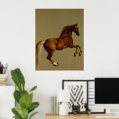 Klokje Race Horse van George Stubbs Poster (Thuiskantoor)