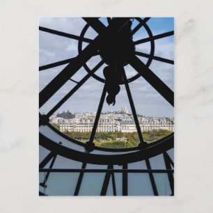 Klokje voor reuzenglas bij Musée d'Orsay - Parijs Briefkaart