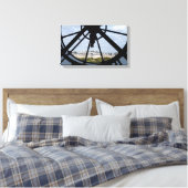 Klokje voor reuzenglas bij Musée d'Orsay - Parijs Canvas Afdruk (Insitu (Slaapkamer))