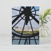 Klokje voor reuzenglas bij Musée d'Orsay - Parijs Kaart (Staand voorkant)
