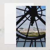 Klokje voor reuzenglas bij Musée d'Orsay - Parijs Kaart (Voorkant / Achterkant)