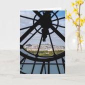 Klokje voor reuzenglas bij Musée d'Orsay - Parijs Kaart (Gele Bloem)