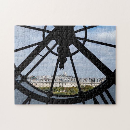 Klokje voor reuzenglas bij Musée d'Orsay - Parijs Legpuzzel (Horizontaal)