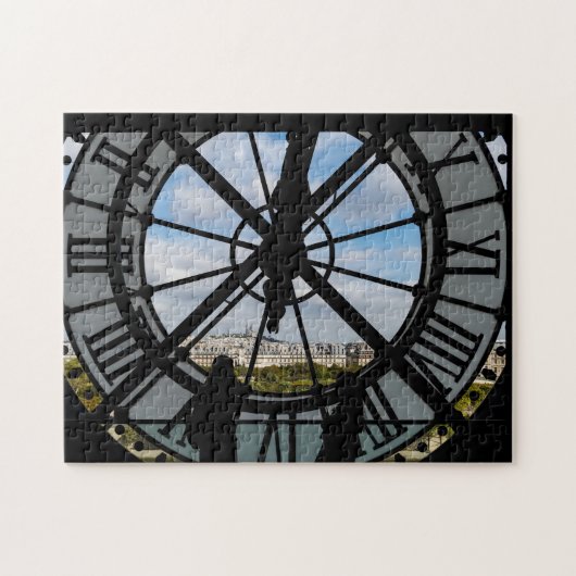 Klokje voor reuzenglas bij Musée d'Orsay - Parijs Legpuzzel (Horizontaal)