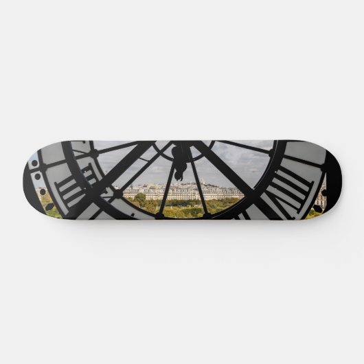 Klokje voor reuzenglas bij Musée d'Orsay - Parijs Persoonlijk Skateboard (Horizontaal)