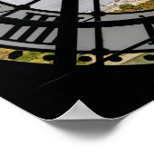 Klokje voor reuzenglas bij Musée d'Orsay - Parijs Poster (Hoek)