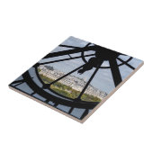 Klokje voor reuzenglas bij Musée d'Orsay - Parijs Tegeltje (Zijkant)