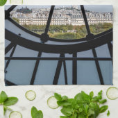 Klokje voor reuzenglas bij Musée d'Orsay - Parijs Theedoek (Gevouwen)