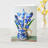 Klokjes in een Kruik Kaart (Gele Bloem)