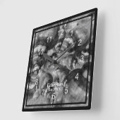 Klokjes voor zwarte en witte kegel vierkante klok (Hoek)