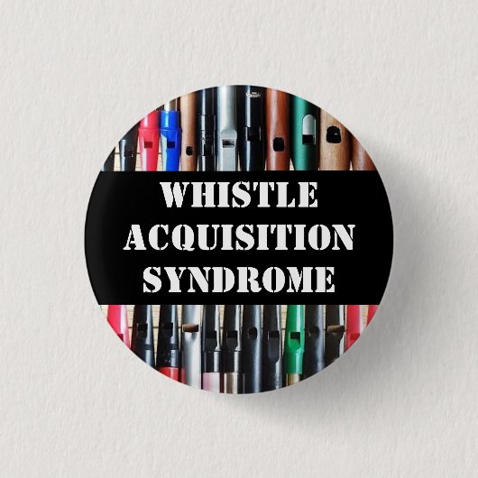 Klokjesacquisitiesyndrome Pin Badge Ronde Button 3,2 Cm (Voorkant)