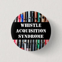 Klokjesacquisitiesyndrome Pin Badge