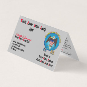 Klokjesbloem Geheime Dienst vouwde Bus. Kaart Visitekaartje