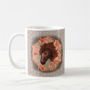 Klokjesbloem Kastanje Bruin Paard Mok