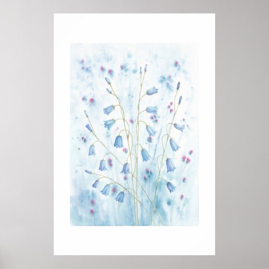 Klokjesbloemen Poster (Voorkant)