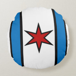 Klokjesscherm - Modern (wit) Rond Kussen