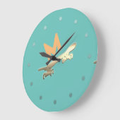 Klokkast van het schoolbord grote klok (Hoek)