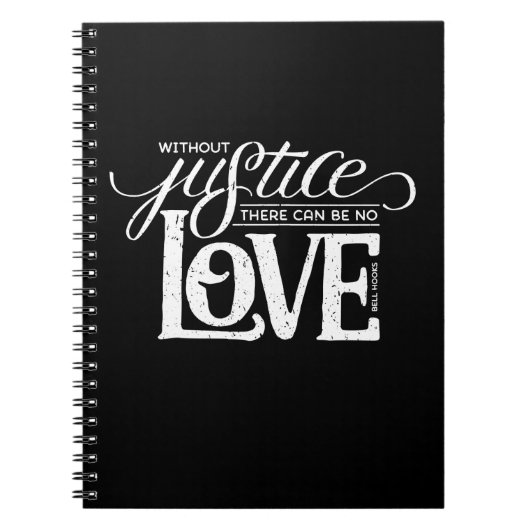 klokkegelhaken zonder justitie zwarte laptop notitieboek (Voorkant)