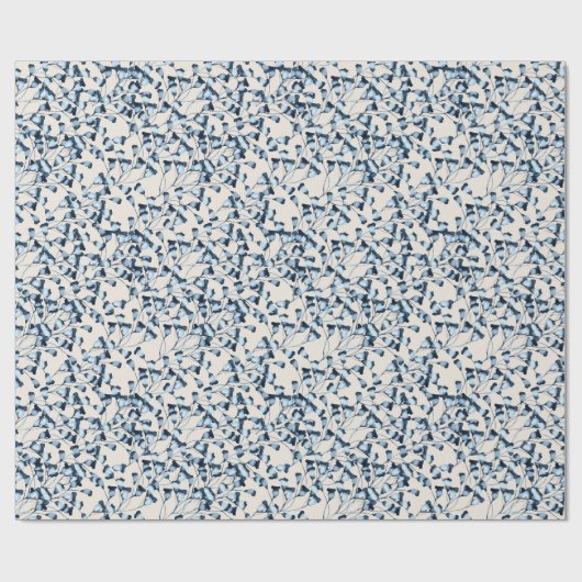 Klokken Bloemen Wrapping Papier (Vlak)