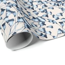 Klokken Bloemen Wrapping Papier