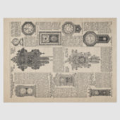  klokken Cataloguspagina loskoppeling Tissuepapier (Voorkant)