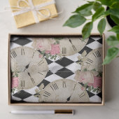  klokken en Rozen ontkoppelen Tissuepapier (Geschenk)