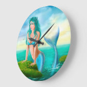 Klokken Fantastische mooie jonge vrouw (Hoek)