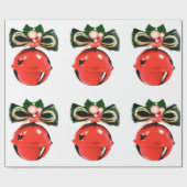 Klokken, Holly en strikken inpakpapier (Vlak)