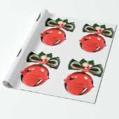 Klokken, Holly en strikken inpakpapier (Uitgerold)