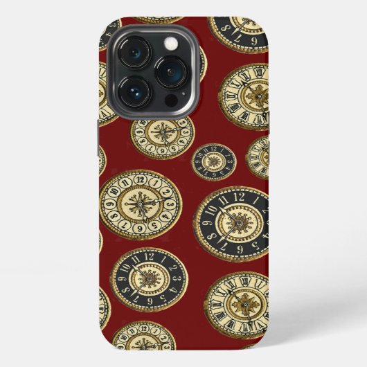 klokken iPhone hoesje (Achterkant)