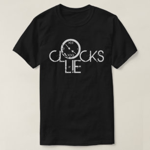 Klokken Liegen – Tijd Filosofie Statement T-shirt