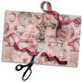  klokken | Ontkoppeling van Steampunk Ephemera Tissuepapier