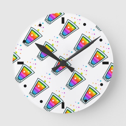 KLOKKEN - REGENBOOG ONTSPROTEN GLAS (Voorkant)