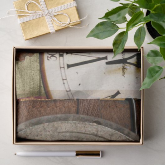 Klokken tandwielen 33-deklappapier tissuepapier (Geschenk)