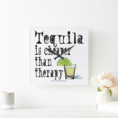 KLOKKEN, TEQUILA IS KAPER DAN THERAPIE VIERKANTE KLOK (Huis)