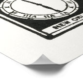 Klokken Tijdzones Poster (Hoek)