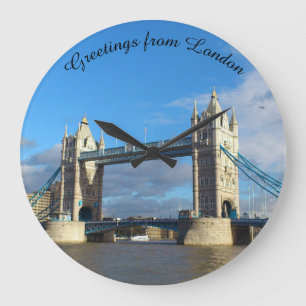 Klokken-Tower Bridge Londen. Grote klok