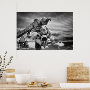 Klokken van Boeddhistische tempel Poster