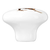 Klokken van portieren keramische knop (Zijkant)