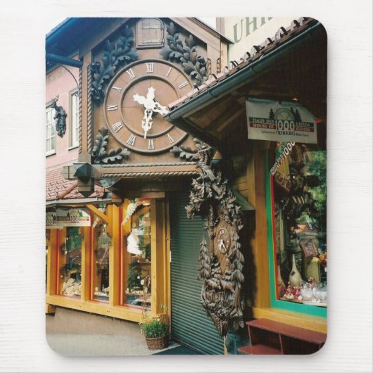 Klokken - Zwart bos, Duitsland - Mousepad Muismat (Voorkant)