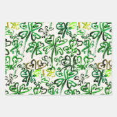 Klokkenblad St. Patrick Dag Inpakpapier Vel (Voorkant 3)
