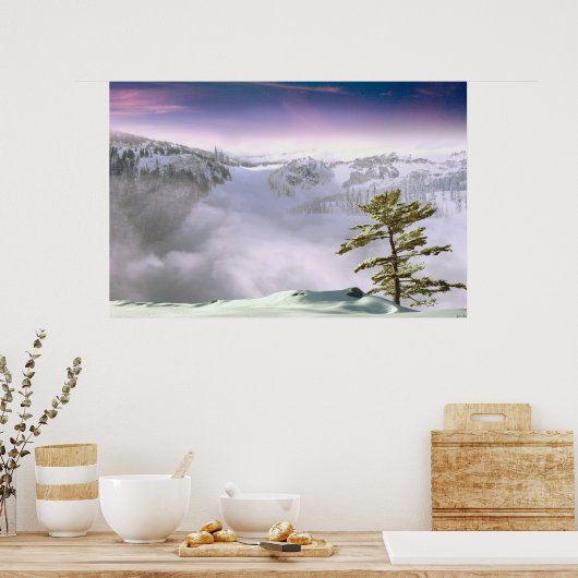 Klokkengrenzen Poster (Keuken)