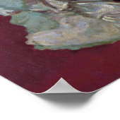 Klokkenluider - harmonie in roze en grijze juweel poster (Hoek)