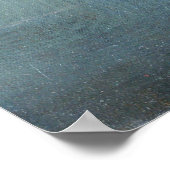 Klokkenluider - in blauw en zilver poster (Hoek)