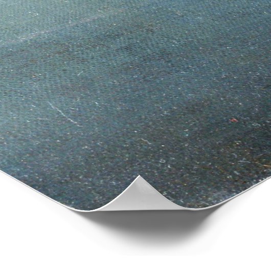 Klokkenluider - in blauw en zilver poster (Hoek)