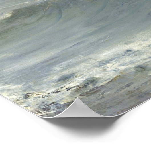 Klokkenluider - symfonie in grijs en groen de ocea poster (Hoek)