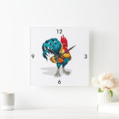 klokkenluider vierkante klok (Huis)