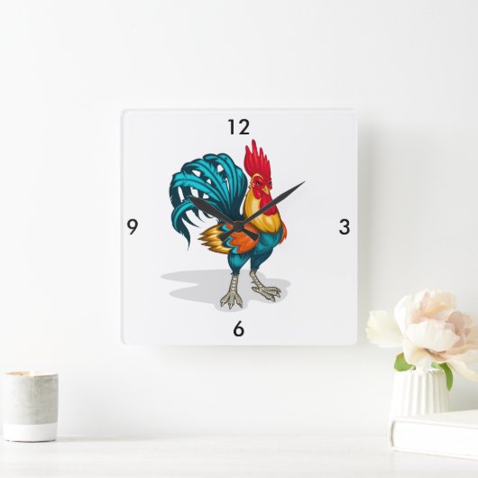 klokkenluider vierkante klok (Huis)