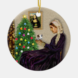 Klokkenluiders moeder en haar cavia keramisch ornament