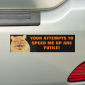 Klokkenluiders Pogingen zijn nuttig Bumpersticker (Op auto)